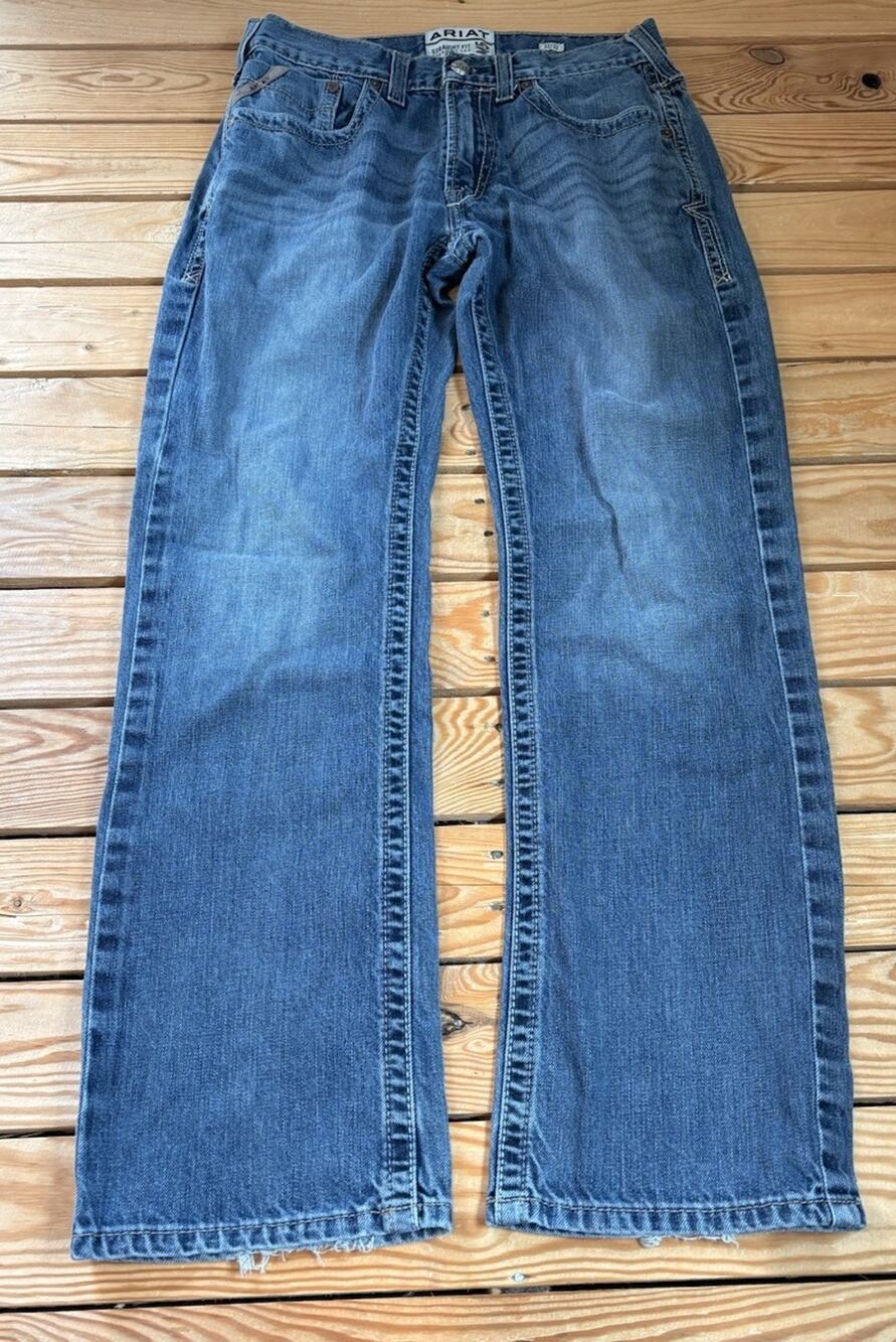Ariat Men’s Straight Leg Jeans Size 32x32 Blue R9